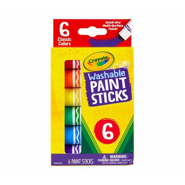 Crayola - Washable Paint Sticks Pack of 6