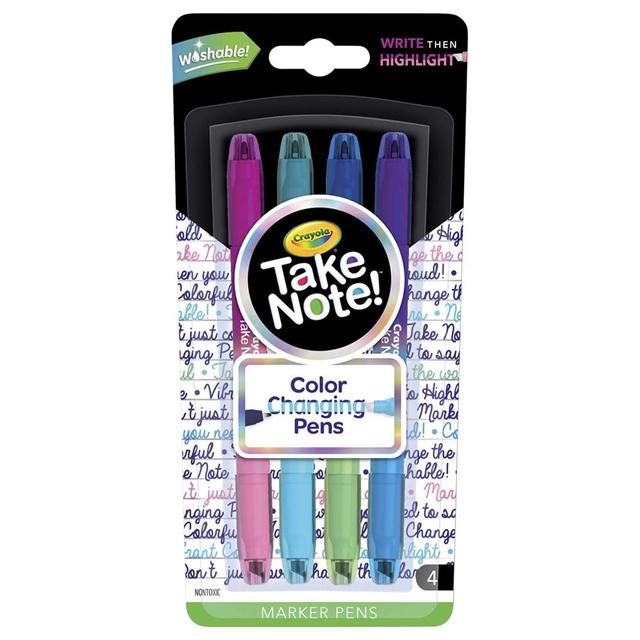 Crayola - Color Changing Washable Pens Pack Of 4