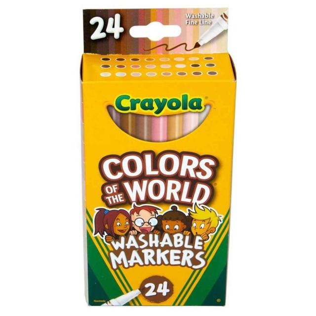 Crayola - Colors of the World Fine Line Washable Skin Tone Markers