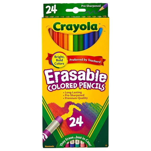 Crayola - Erasable Colored Pencils - 24pcs