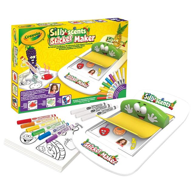 Crayola - Silly Scents Sticker Maker Art Kit 40pcs