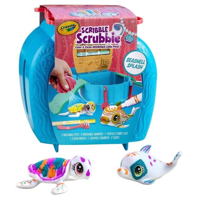 Crayola - Scribble Scrubbie Pets Seashell Splash Playset