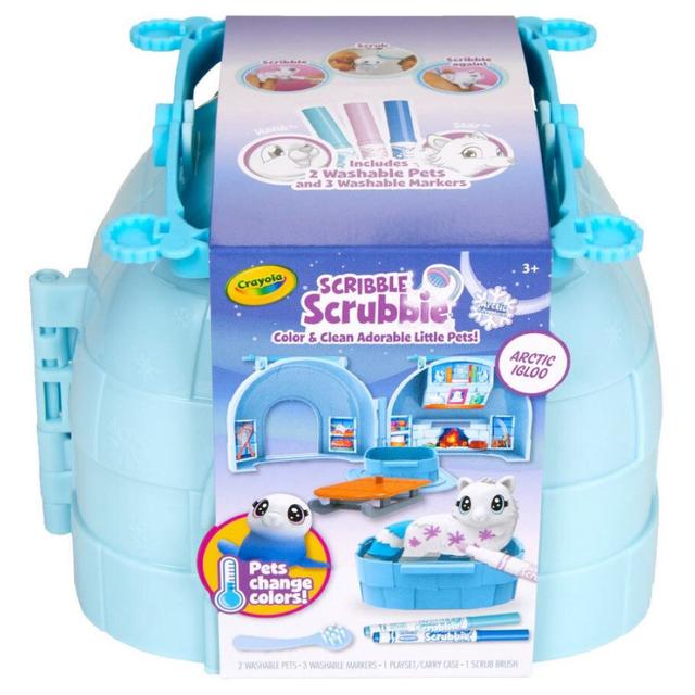 Crayola - Scribble Scrubbie Pets Arctic Igloo Playset