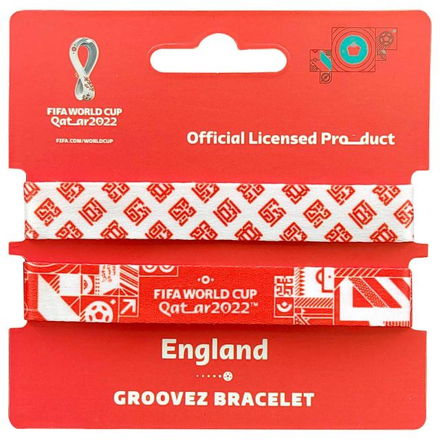 Fifa - Fabric Fashionable Qatar 2022 World Cup Country Team Nylon Wrist Band - England 1pc - Assorted