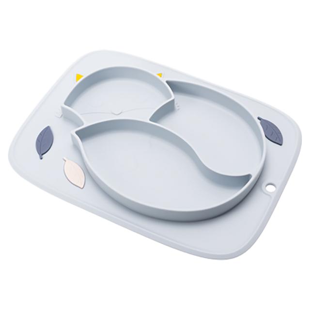 Innogio - Gio Fox Plate For Baby - Blue