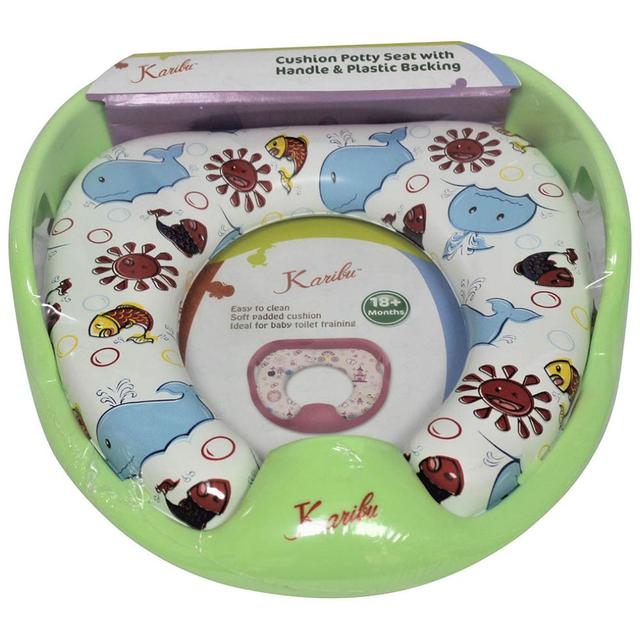 Karibu - Cushion Potty Seat With Handle- Green