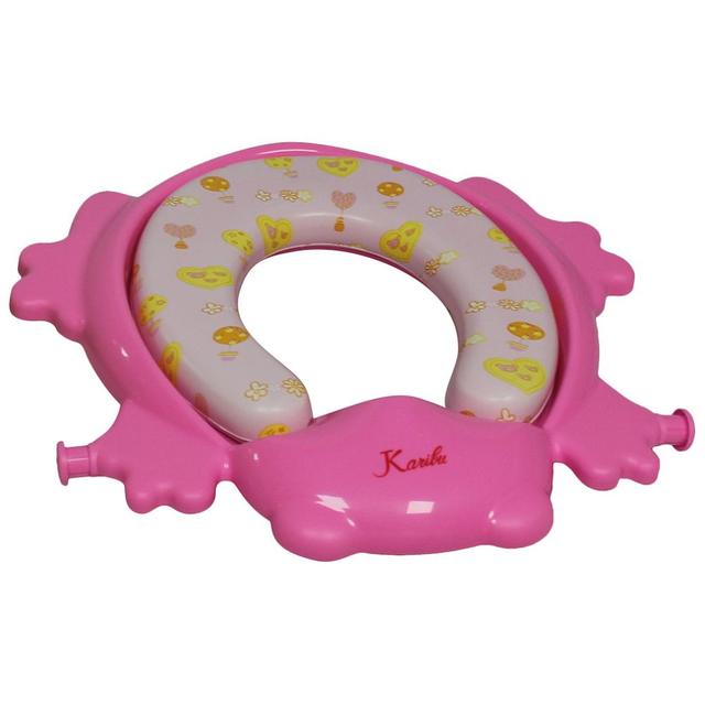 Karibu - Frog shape Cushion Potty seat with Ladder - Pink