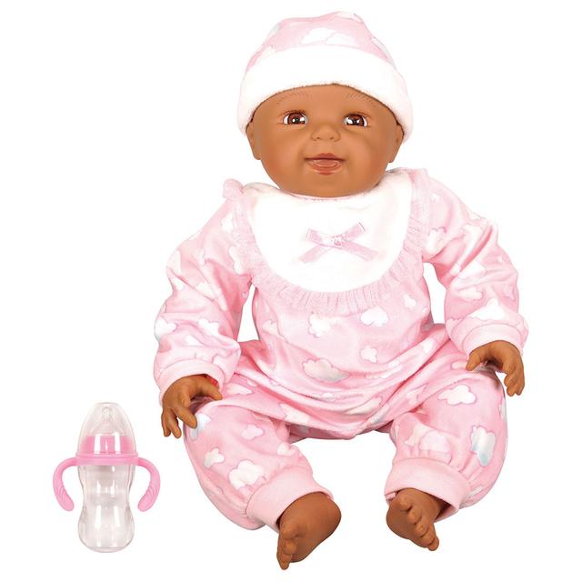 Lotus - Soft-Bodied Baby Doll - Afro-American (No Hair) - 18-inch