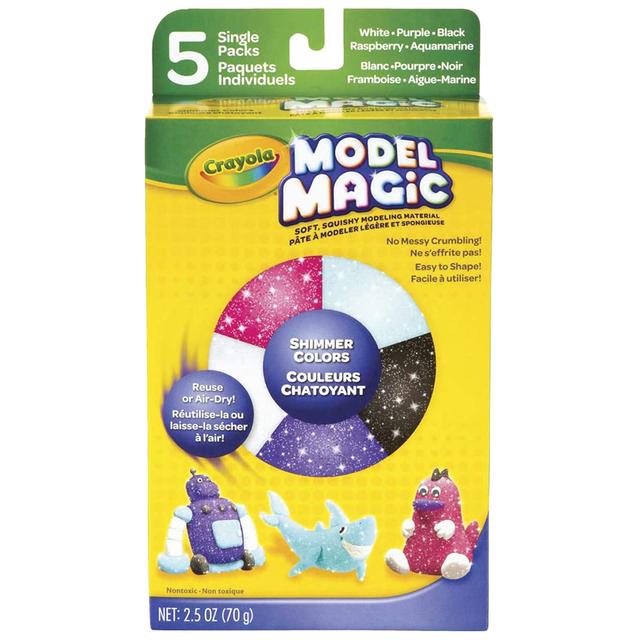 Crayola - Model Magic, Shimmer Assorted Pack of 5