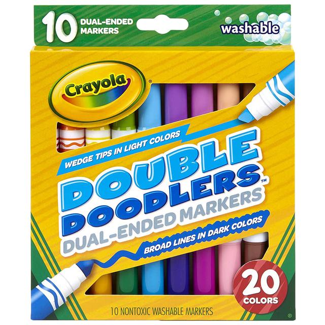 Crayola - Washable Double Doodlers, Pack of 10