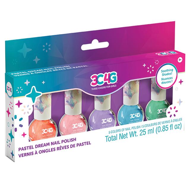 3C4G - Pack of 5 Pastel Dreams Nail Polish