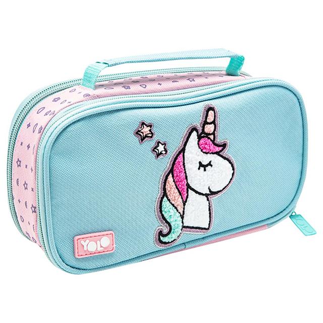 Yolo - Suitcase Pencil Case - Unicorn