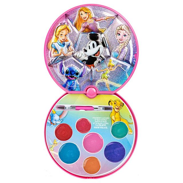 Disney 100th - Townley Girl Circle Slide-Out Compact Plant Based Lip Balm Set