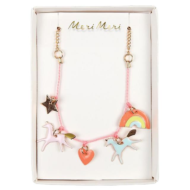 Meri Meri - Unicorn Enamel Charm Necklace