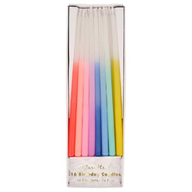 Meri Meri - Rainbow Dipped Tapered Candles 