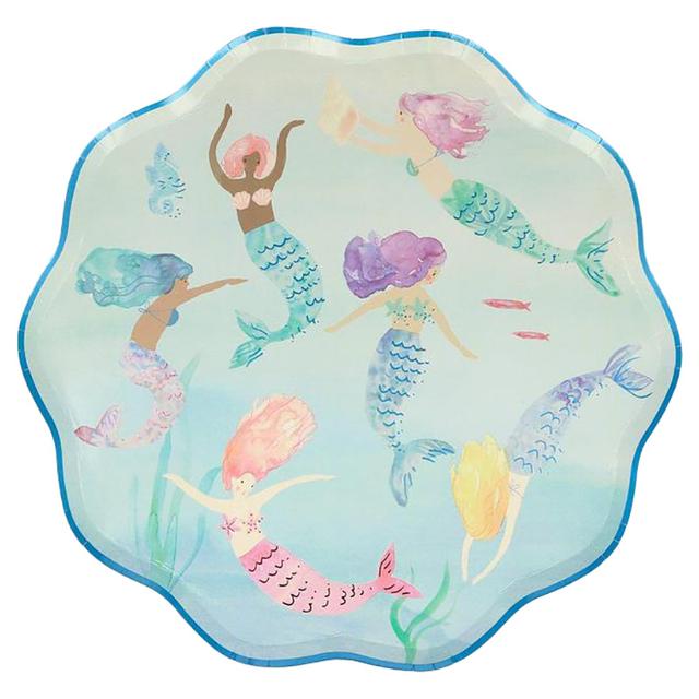 Meri Meri - Mermaids Swimming Plates 