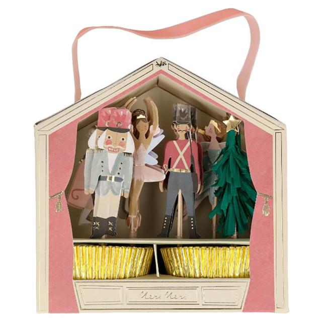 Meri Meri - Nutcracker Cupcake Kit - 24pcs