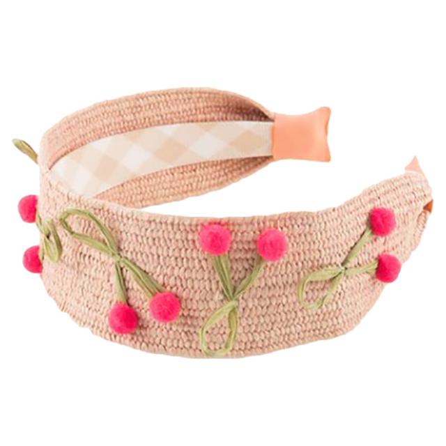 Meri Meri - Raffia Headband Cherries