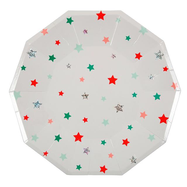 Meri Meri - Star Pattern Large Plates