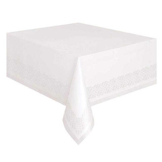 Unique - Paper Poly Table Cover - White