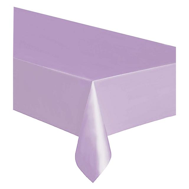 Unique - Plastic Table Cover - Lavender