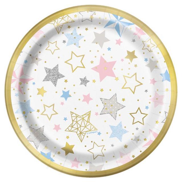 Unique - Twinkle Little Star 7" Plates, 8pc