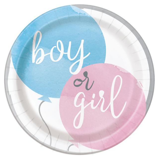 Unique - Gender Reveal Party 9" Plates