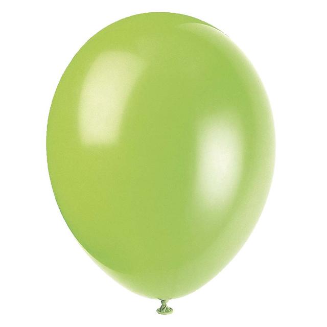 Unique - Lime Balloon Pack of 10 - Green