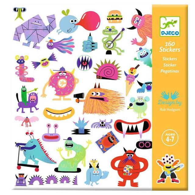 Djeco - Monsters Stickers