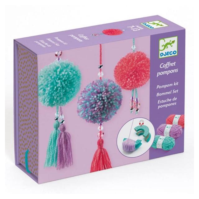 Djeco - Pendant Pompoms kit