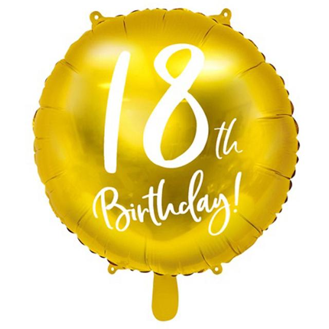 Party Deco - 18th Birthday Foil Balloons