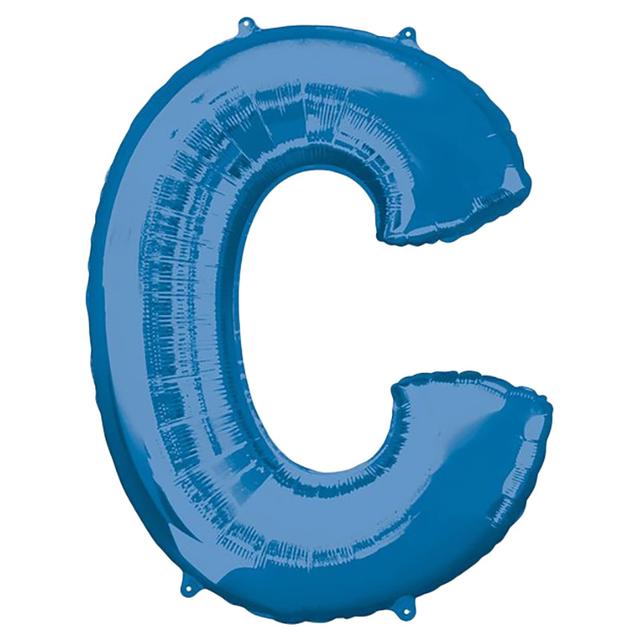 Amscan - 16" Blue Letter C Balloon