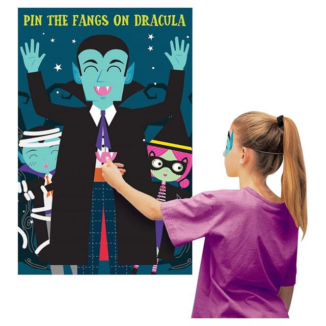 Party Camel - Pin The Fangs On Dracula Game