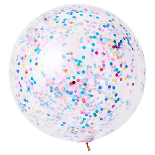 Poppies For Grace - Jumbo Confetti Balloon Fun Times - 36 Inch