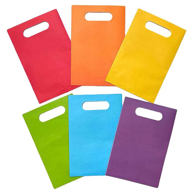 Party Camel - Colourful Paper Party Bags - 6pcs