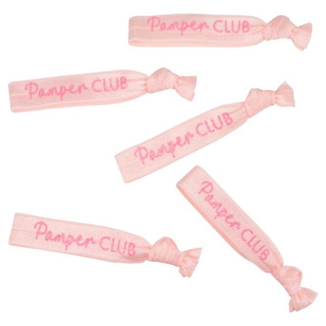 Ginger Ray - 'Pamper Club' Elastic Wrist Band/Hair Ties