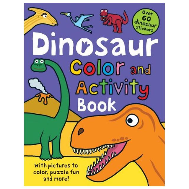 Color And Activity Books Dinosaur