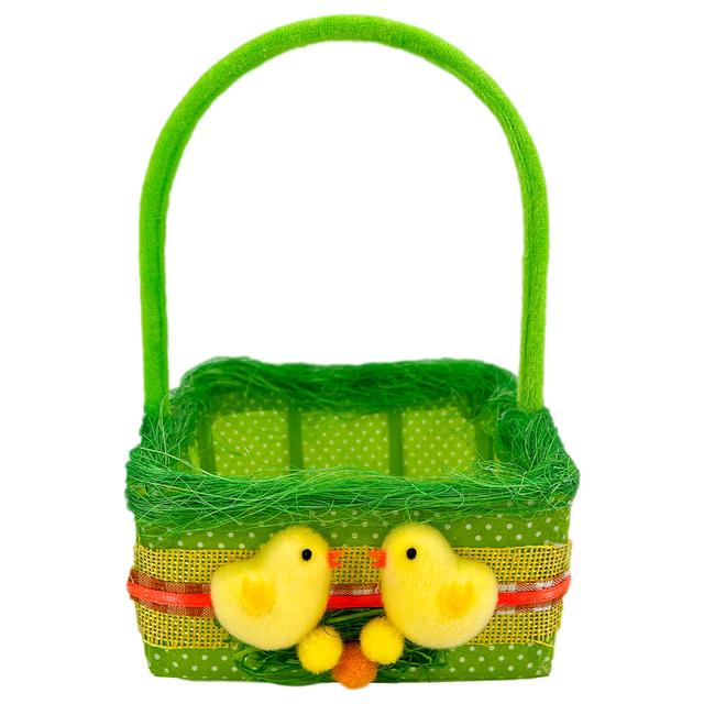 Party Magic - Easter Basket w/ Chicks - Green