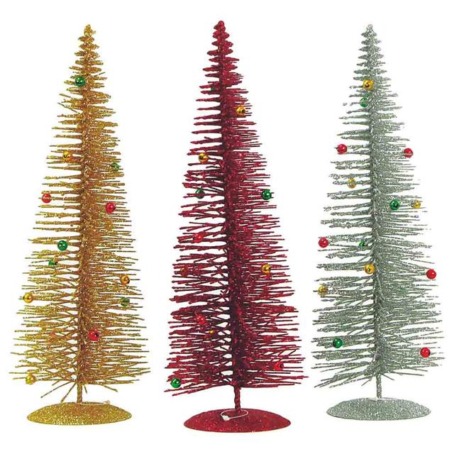 Christmas Magic - Glitter Star Tree 30cm - Assorted