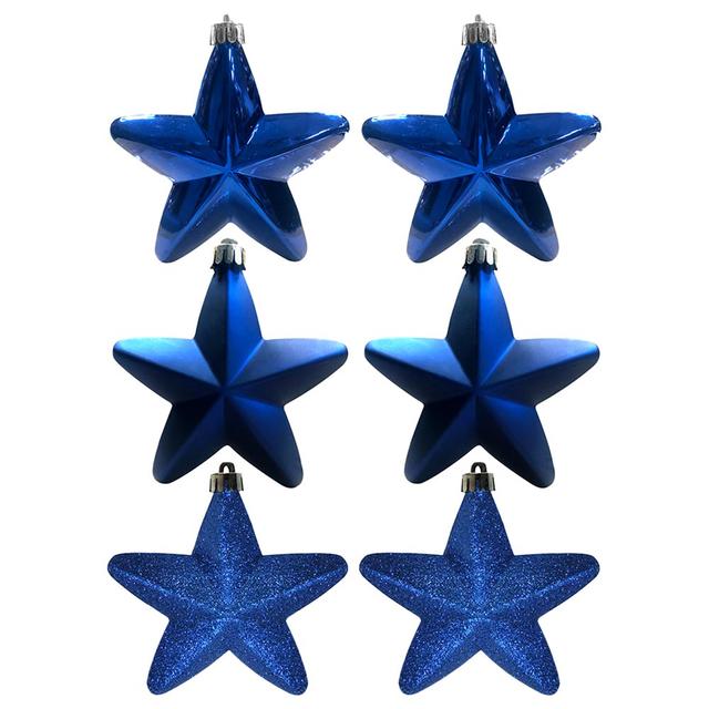 Christmas Magic - Hanging Star - 6pcs - 10 cm