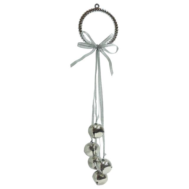 Christmas Magic - Bell Cluster Decoration - Silver