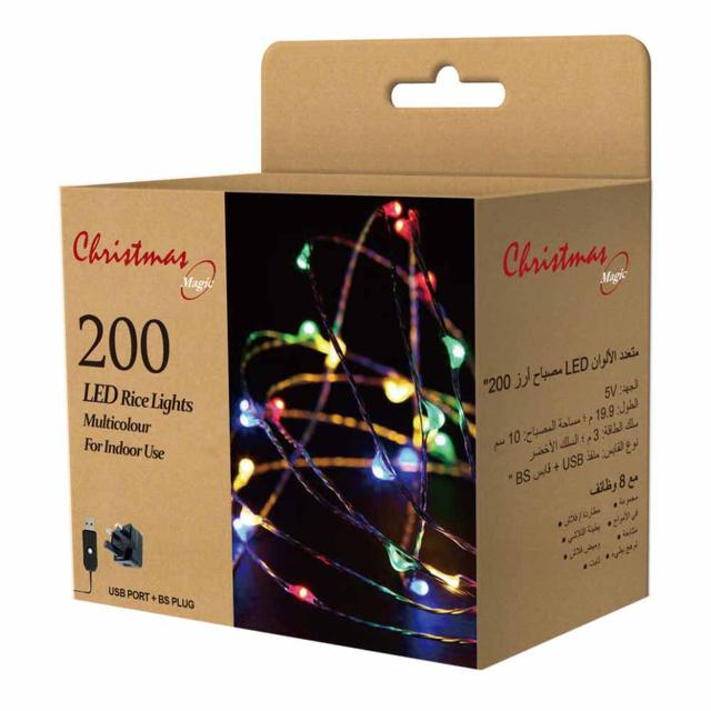 Christmas Magic - 200 Led Rice Lights