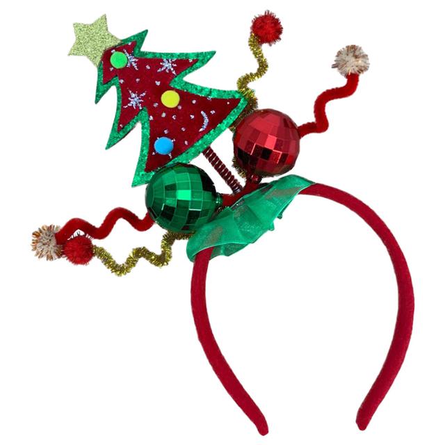 Christmas Magic - Christmas Tree Headband - Red