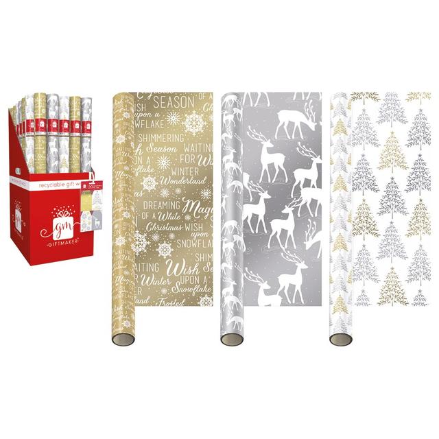 Giftmaker - 4m Novelty Cute Gift Wrap - Assorted