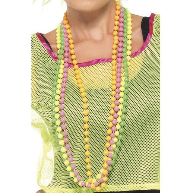 Smiffys - Beads 4 Stands Fluorescent F