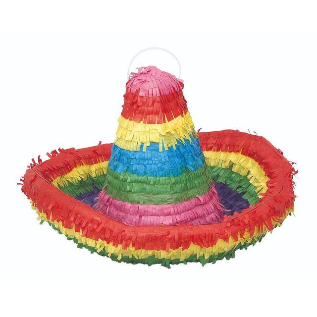 Unique - Sombrero Pinata 17.5"Hx12"W