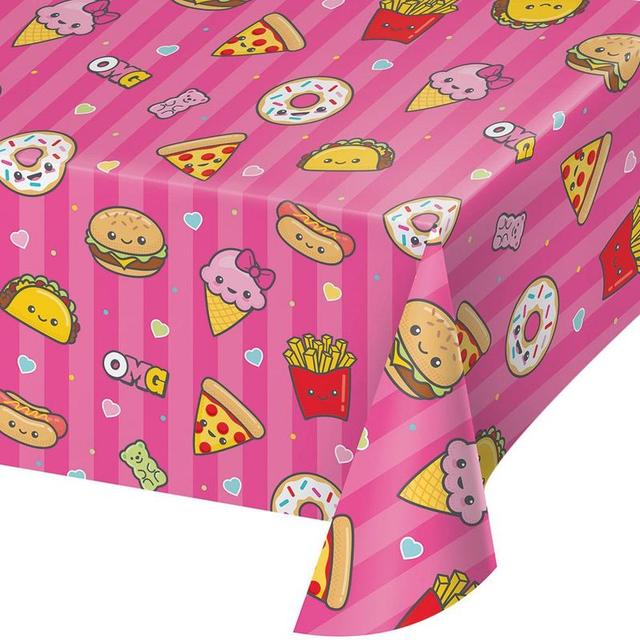 Creative Converting Junk Food Fun Plastic Table Cover