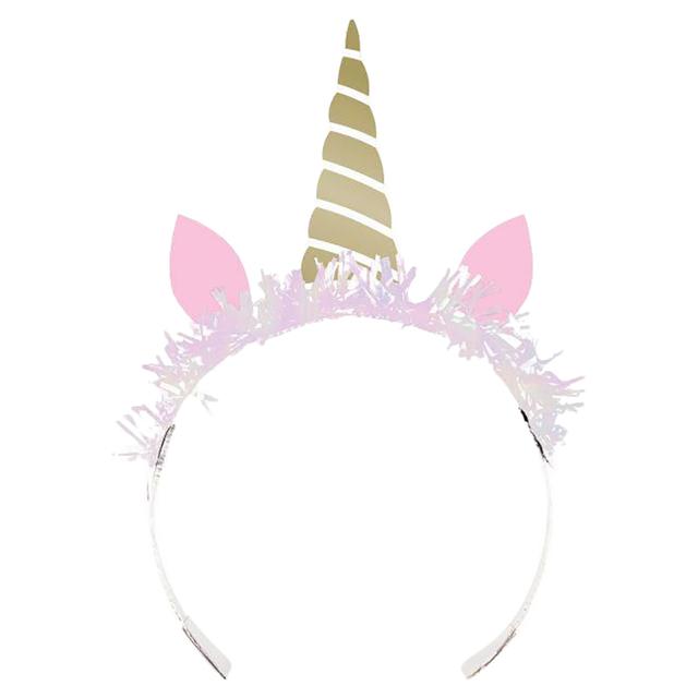 Creative Converting - Unicorn Sparkle Tiara With Fringe 8pcs