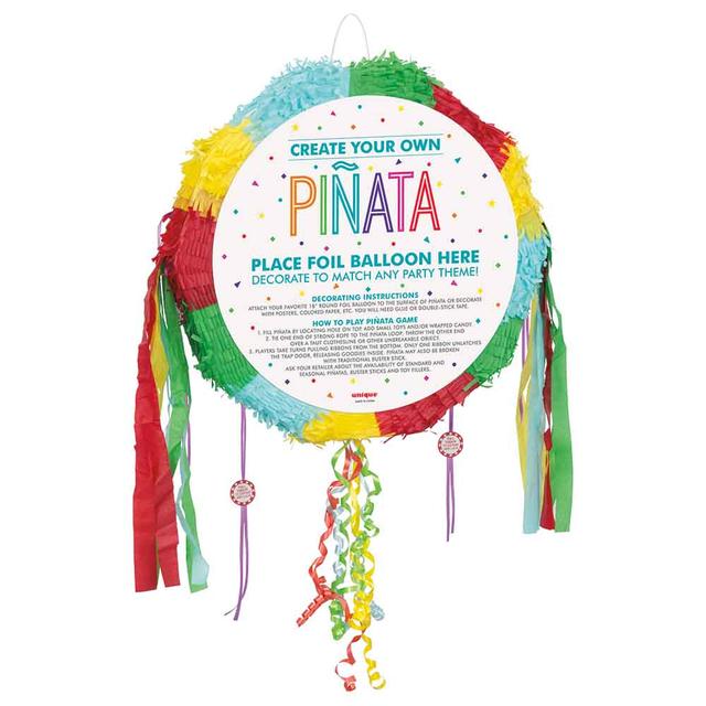 Unique - Create Your Own Drum Pull Pop-Out Pinata 