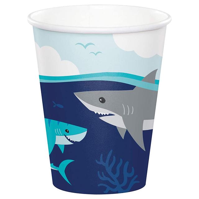 Creative Converting - Shark Party Hot & Cold Cup 8Pcs